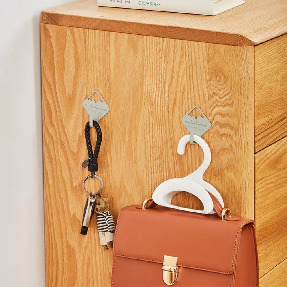 Simples Multi-funcional Saco Gancho, Cabide, Tie Rack, Pendurado Saco Rack, pode ser sobreposto, Guarda-roupa, Prego Livre