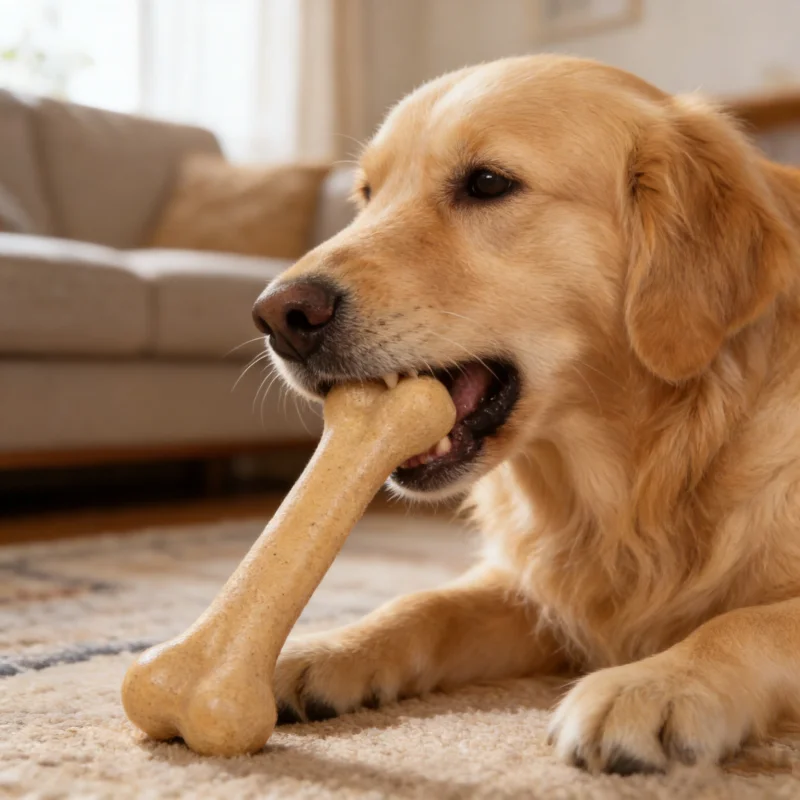 Dog Bone Chew Toy Durable Teet - đánh giá và giá Teeth Cleaning Dog Chew Bone