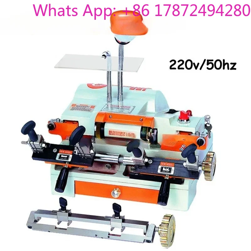 Professional Locksmith Key Cutting Machine, 100E1 Multi-Functional Key Duplicator with Dual Voltage 110V/220V