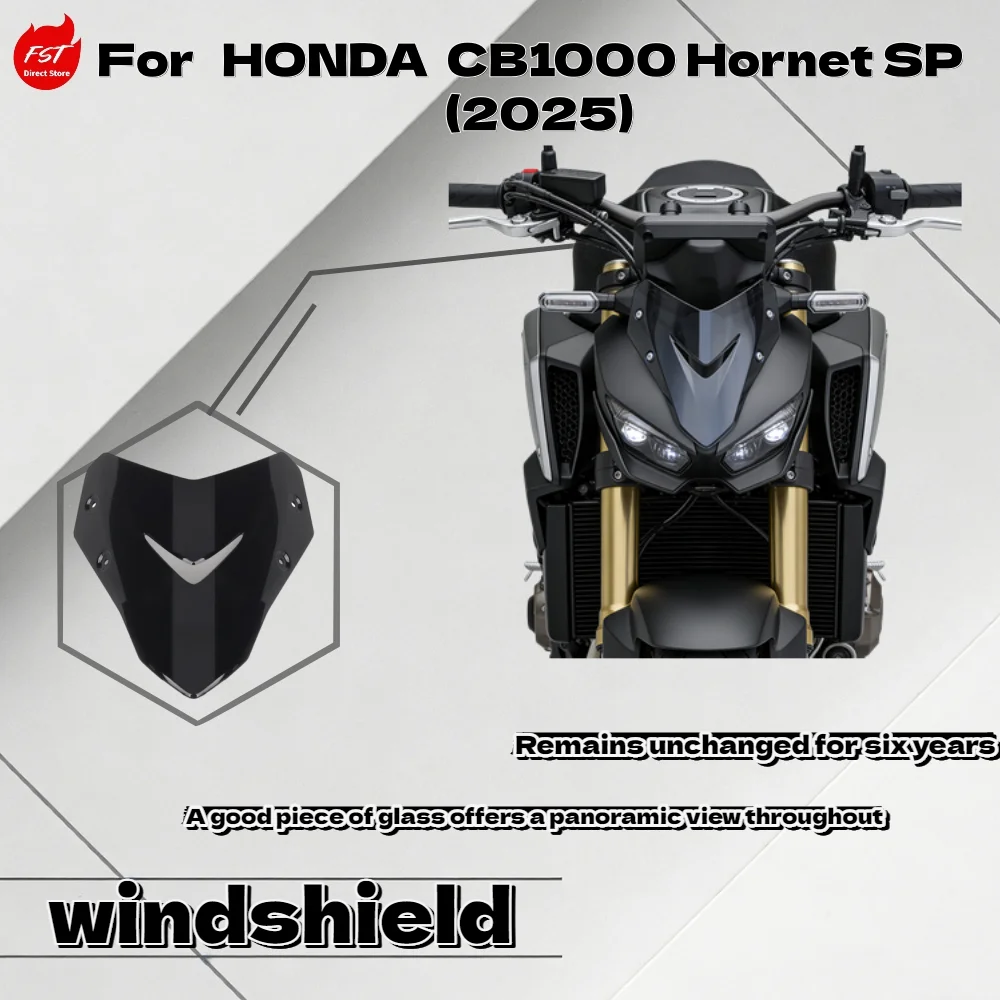 For H onda CB1000 Hornet SP 2025 Racing Windshield Front Fairing Wind Deflector