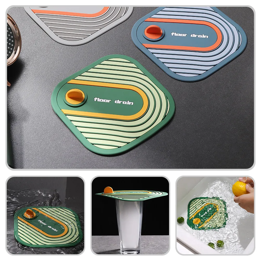 2 Piezas de Tapas de Silicona Premium para Desagües de Cocina, Baño, Bañera y Ducha, Recolector de Cabello y Bloqueador de Olores
