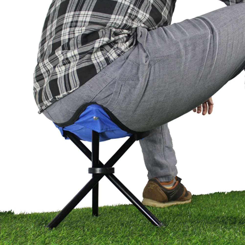 Opvouwbare visserij, zware draagbare lichtgewicht campingstoel voor buitenpicknick, strand, driehoek, opvouwbare kruk, camping