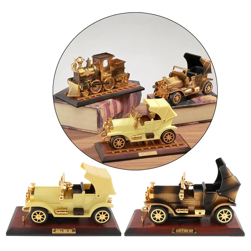 Creative Car Shape Musical Box Mechanism with Base, Play " The Sky"