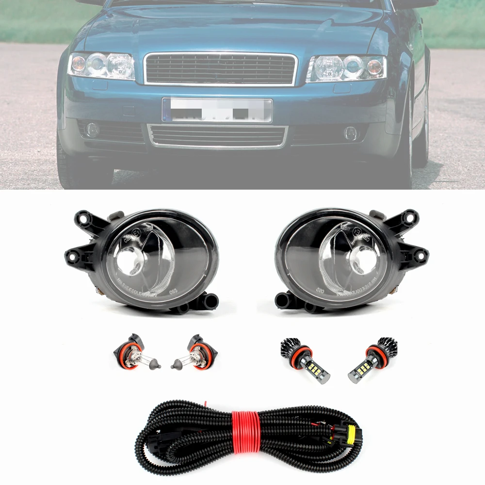 

Halogen/LED Fog Lamp For Car 8E0941699B /8E0941700B Fit For Audi A4 B6 2001 2002 2003 2004 2005 Driving Light