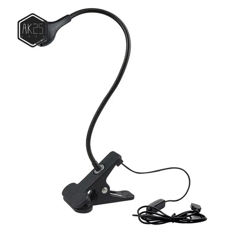 

AK25-Настольная лампа USB-питающая лампа для чтения книг с зажимом-держателем, лампы для чтения для учебы, прикроватная тумбочка, декор для спальни, ночник