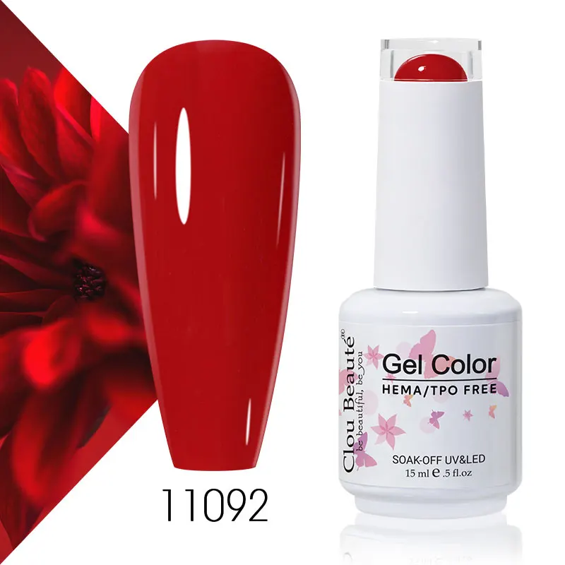 Clou Beaute 56 Kleuren Gel Nagellak Pastal Roze Groen Lavendel UV Nagelgel Losweken UV Vernis Macaron Gel Verf 15 ml Nail Art