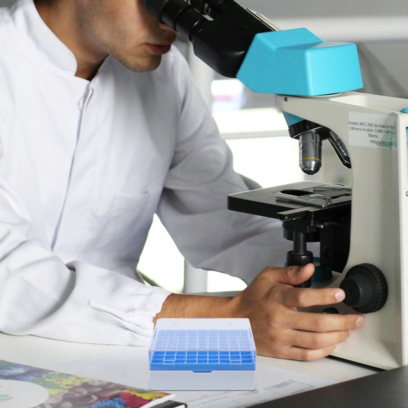 

Freezer Box Laboratory Test Tube Container Holder for Chemistry Sampling Boxes Vial Storage