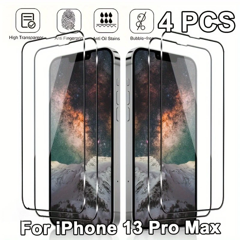 4Pcs Hd Black-Edged… - image