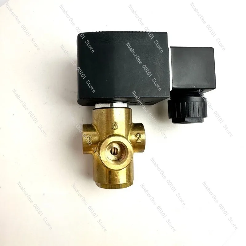 New Three-way Brass Solenoid Valve,Multi-connection Plumbing Device, 1 Inlet and 2 Outlet Valve,Industrial Fluid Control,Durable