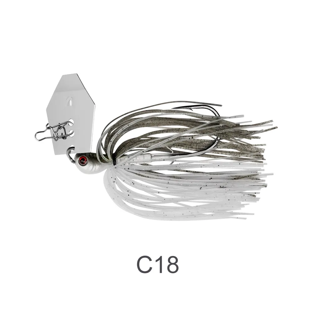 NOEBY Chatterbaits 10,5g 14g 21g 28g 35g Nadelhaken-Bladed-Jig Drahtköder Wobbler für Barsch und Hecht Chatterbait Angelköder
