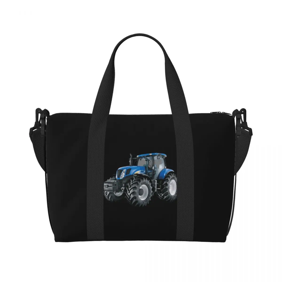

Custom Tractor Tote Bag for Women Large Capacity Gym Beach Travel Bags