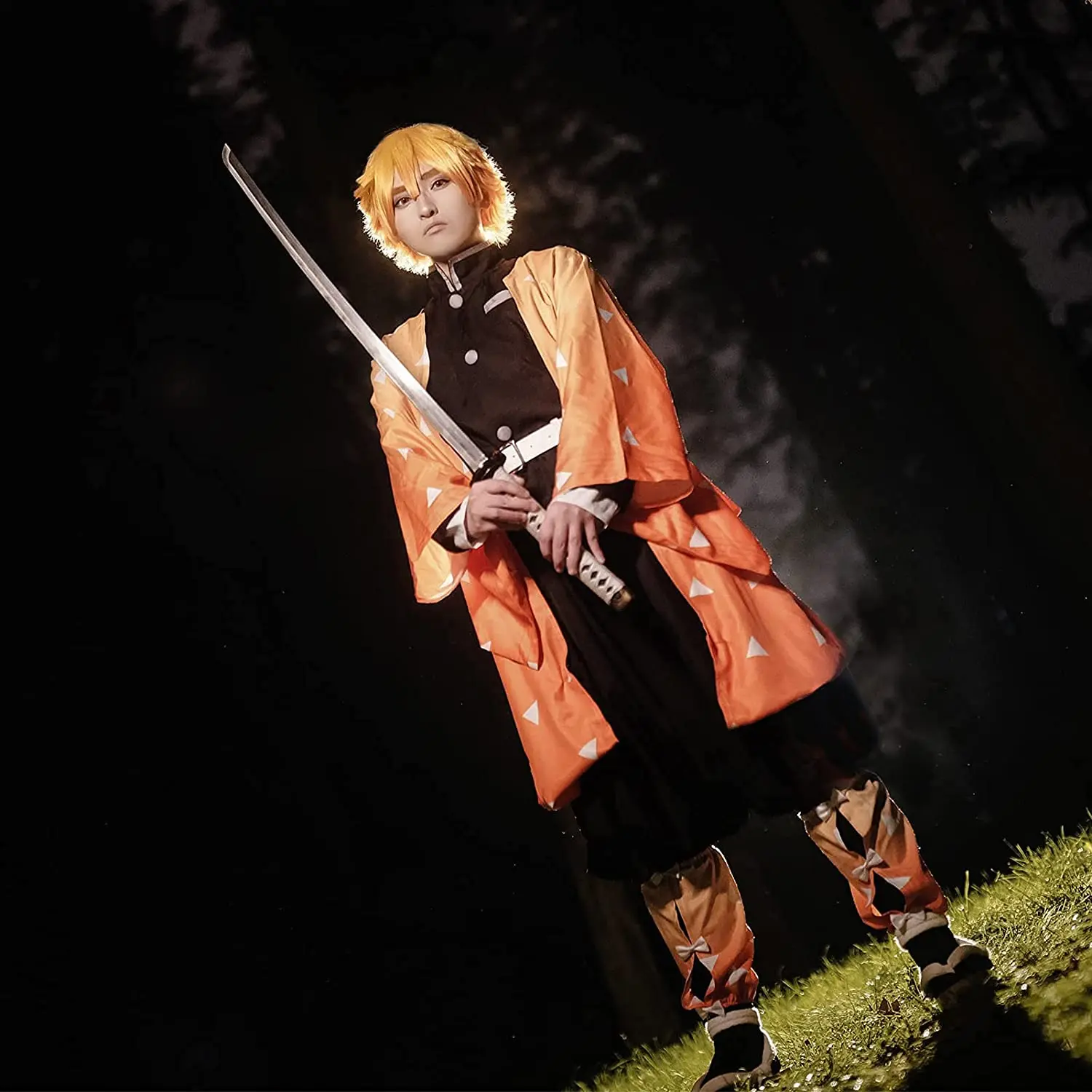 CR ROLECOS Tanjirou Zenitsu Giyuu Cosplay Costume Anime Cosplay Kimono Outfit