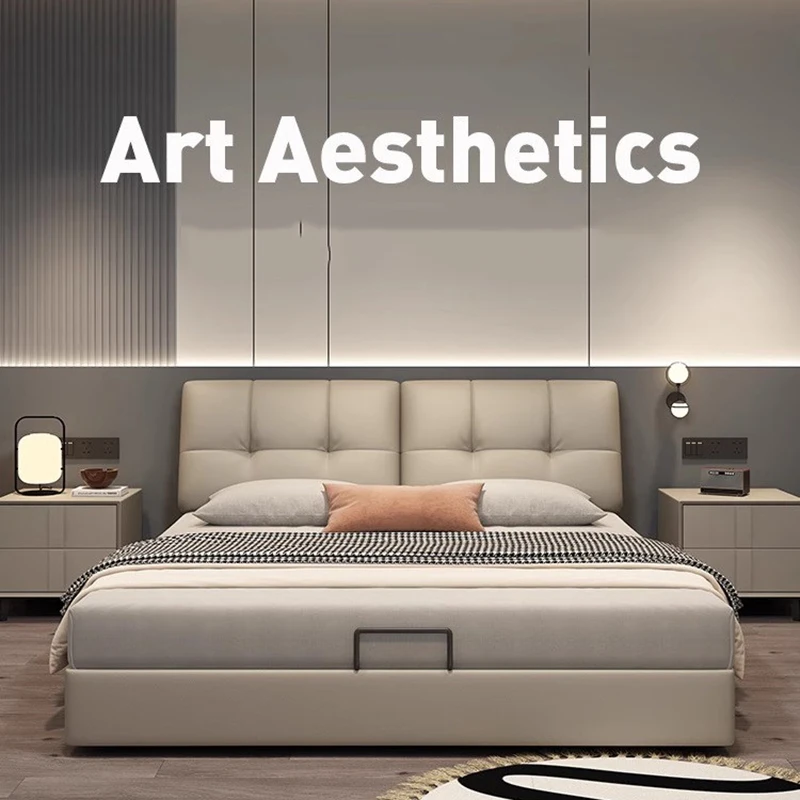 Design Ergonomic Bed Bedroom Japanese Study Craft Coffee Service Bed Princess Replica Universal Muebles Postmodern Furniture