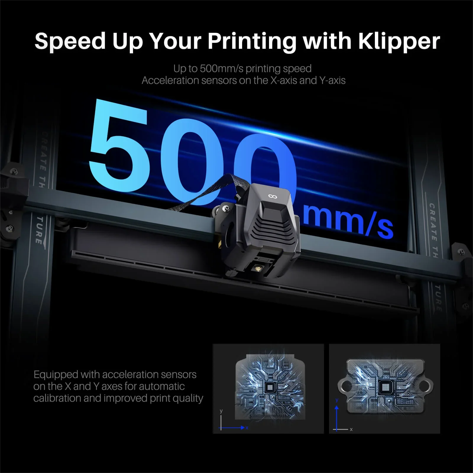 ELEGOO NEPTUNE 4 MAX FDM Impressora 3D com velocidade de impressão de até 500 mm/s com Klipper, volume de construção enorme 420x420x480mm