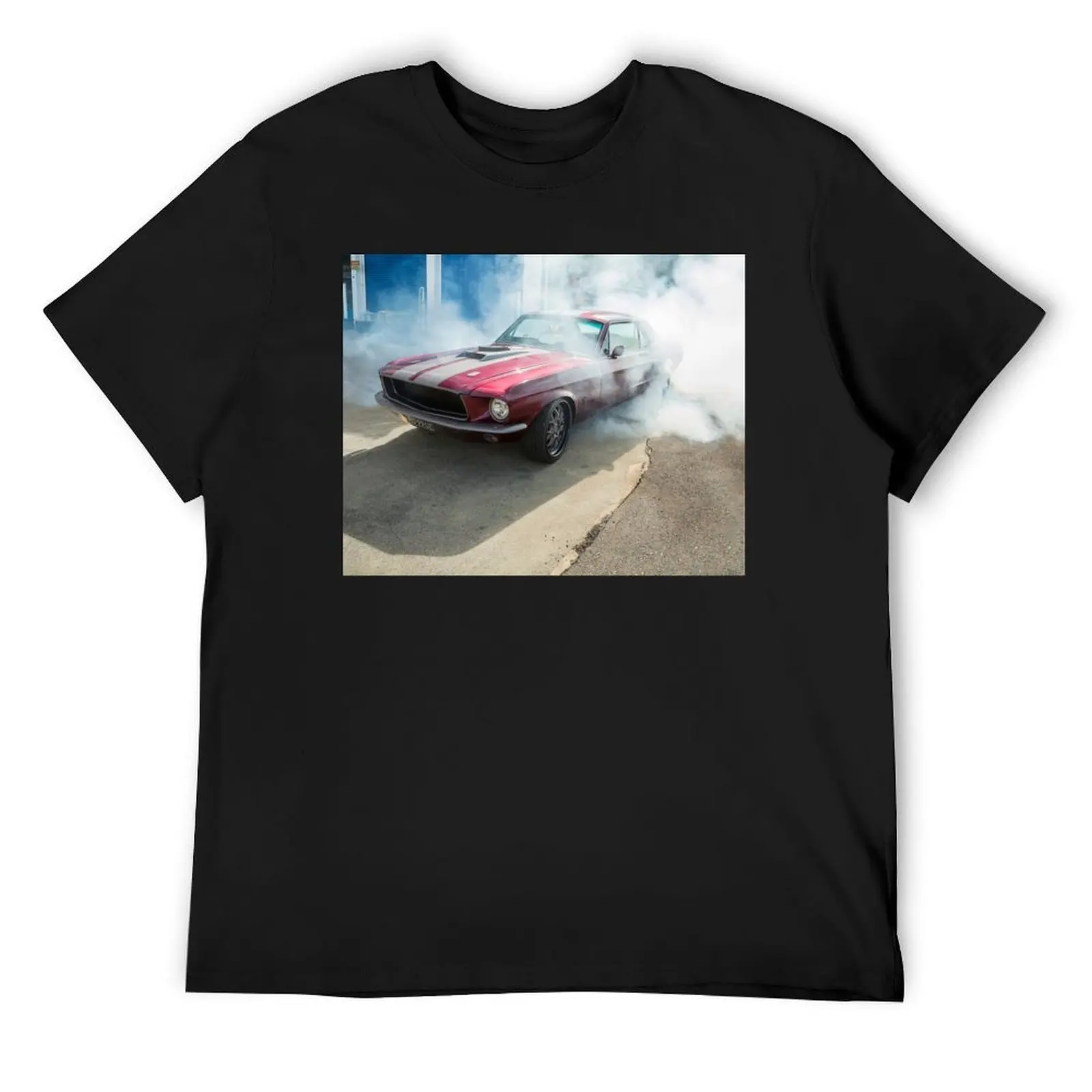 

Adrian's Mustang T-Shirt essential t shirt cotton graphic tees plus sizes plus size men clothing