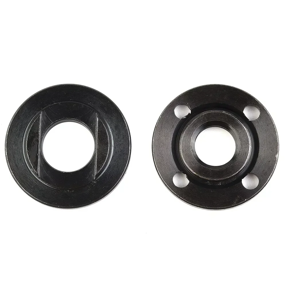 2pcs Thread Replacement Angle Grinder Inner Outer Flange Nut Set Replacement For 14mm Spindle Thread Angle Grinder Access