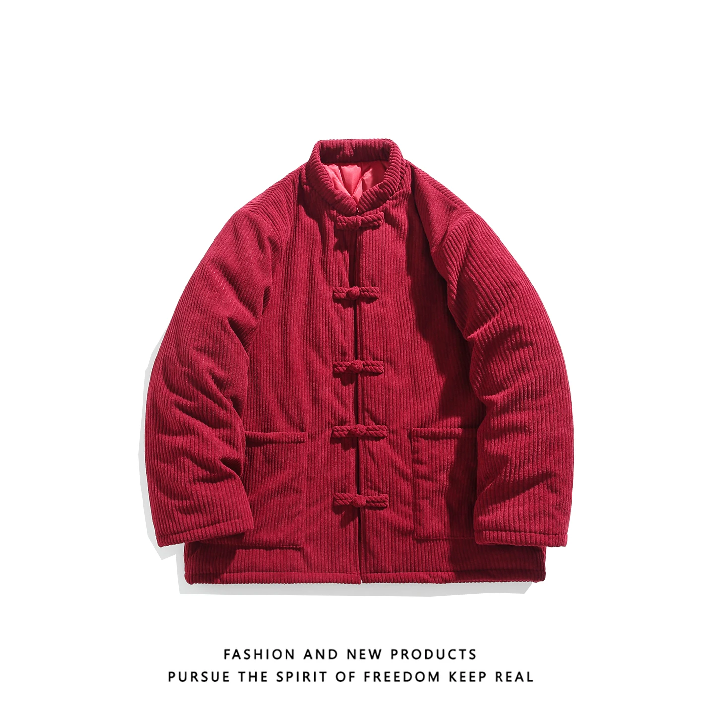 

2025 Autumn Winter Men Chinese Style Parkas Man Cotton Padded Jacket Male Vintage Tang Suit Coat Traditional Hanfu Jackets