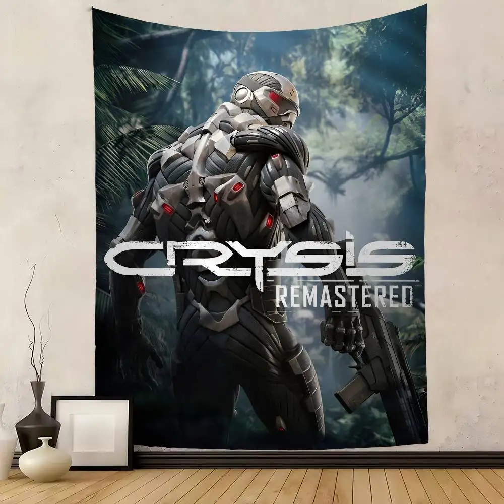 لعبة C-Crysis Art أنيمي نسيج الفن الخيال العلمي غرفة ديكور المنزل جدار ديكور فني #4