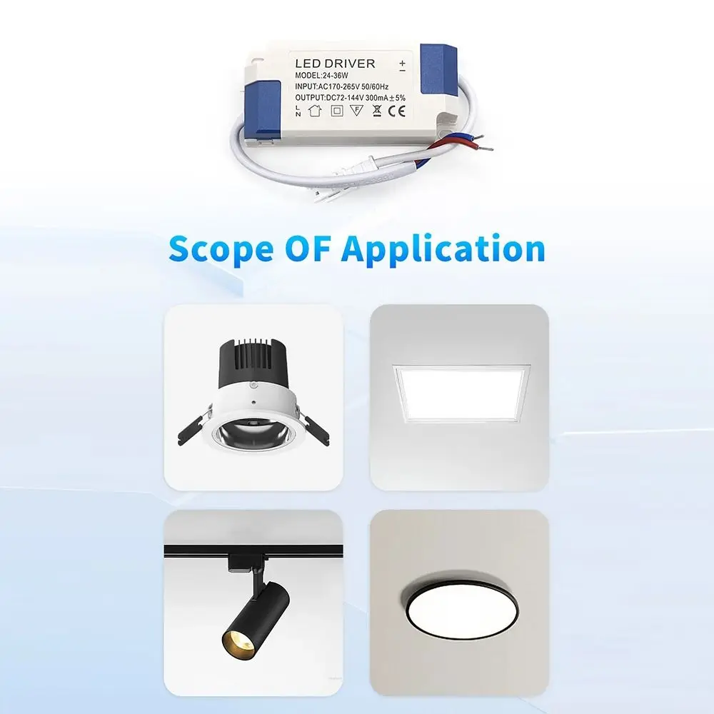 Professional 85-265V LED Driver Constant Current External Lighting Transformer Non-isolated Power Supply LED Lighting view 2