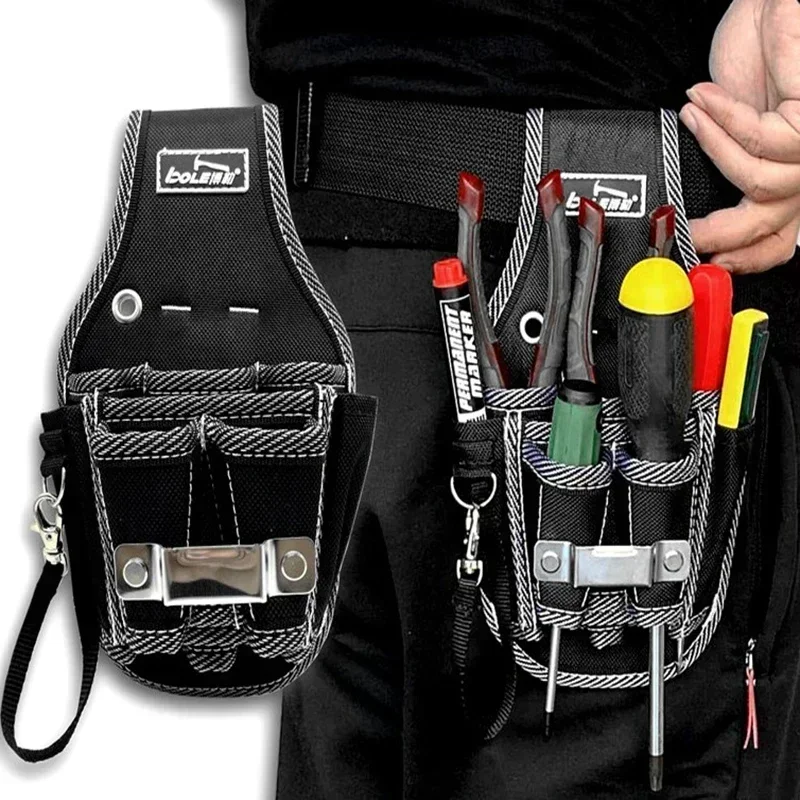 

Multifunctional Case Pocket Bag Bag Nylon Holder Electrician Tool Tool Waist Kit Tool Pouch Screwdriver Belt Pocket Bag Fabric