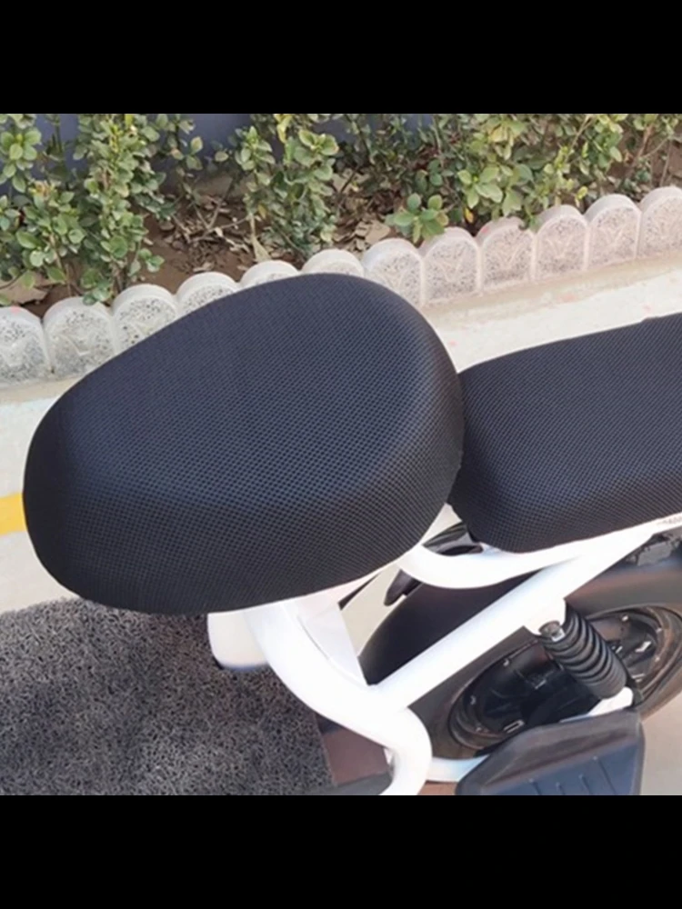 AliExpress NONE Electric Bike Seat Cover Electric Scooter Seat Cover 3D Mesh Waterproof Heat Insulation Universal Fit for Aima Electric Scooter