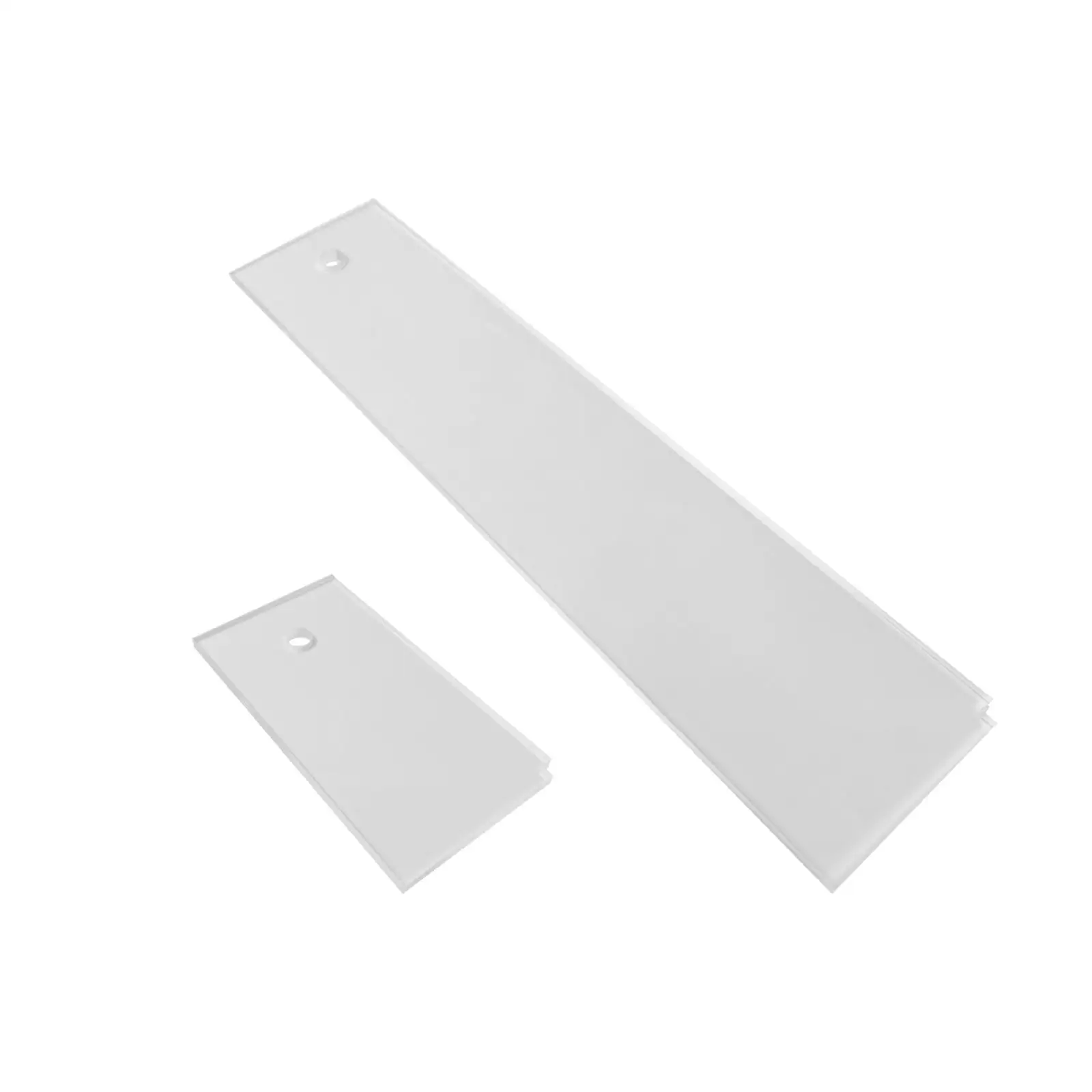 Acrylic Ski Wax Removal Scraper Snowboard Care Tool Fast Wax Cleanup with Corner Notch for Edge Tuning