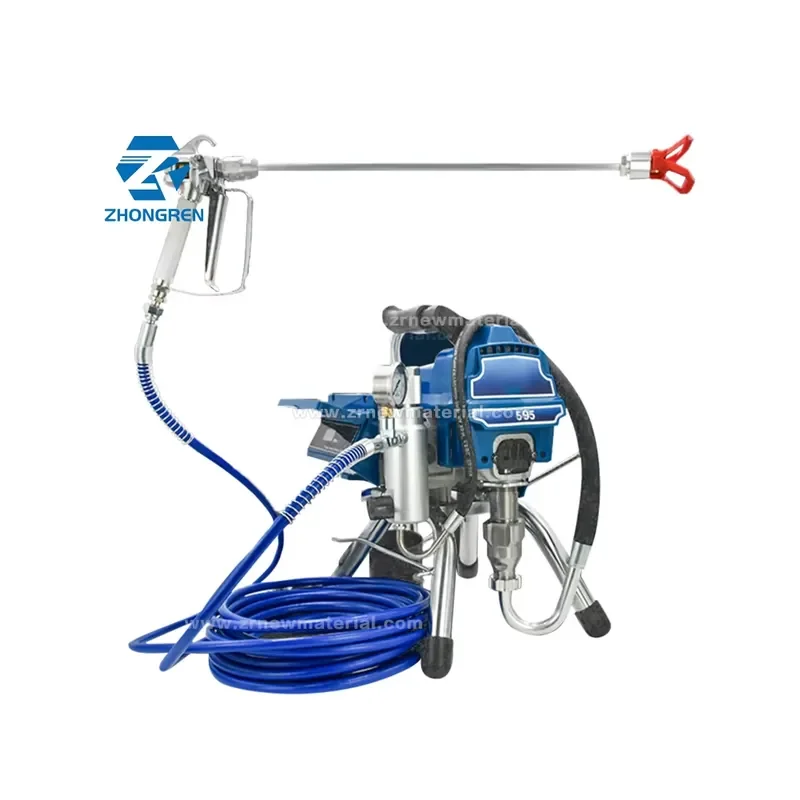 Zhongren Electric High-pressure Airless Spraying Machine Latex Paint Household Multifunctional Engineering