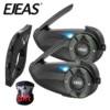 EJEAS Q8 오토바이 BT5.1 헬멧 인터콤 충전 인터페이스 Type-C는 채널 전환이 가능한 새로운 Mesh3.0 기술을 채택합니다. 1