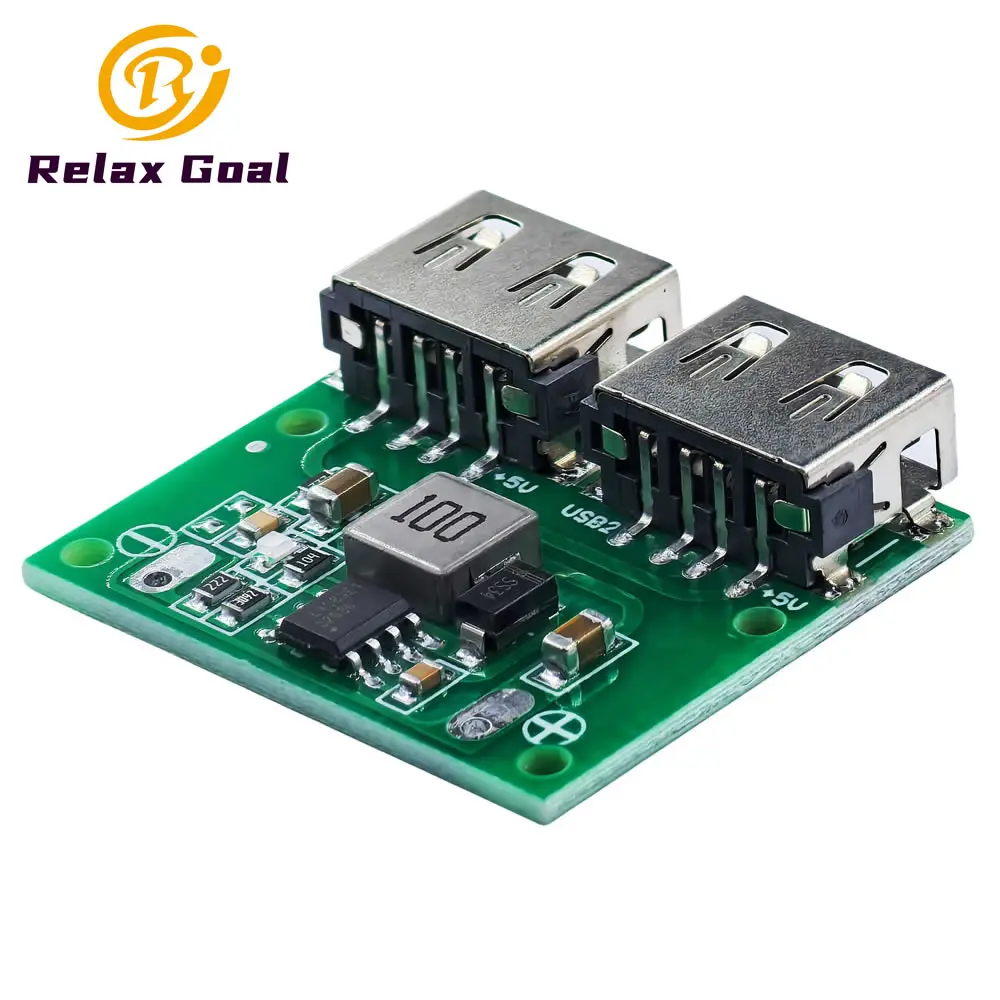 DC-DC Step Down Charger Power Module 9V 12V 24V to 5V 3A Dual USB Output Buck Voltage Board 3A Car Charging Regulator 6-26V