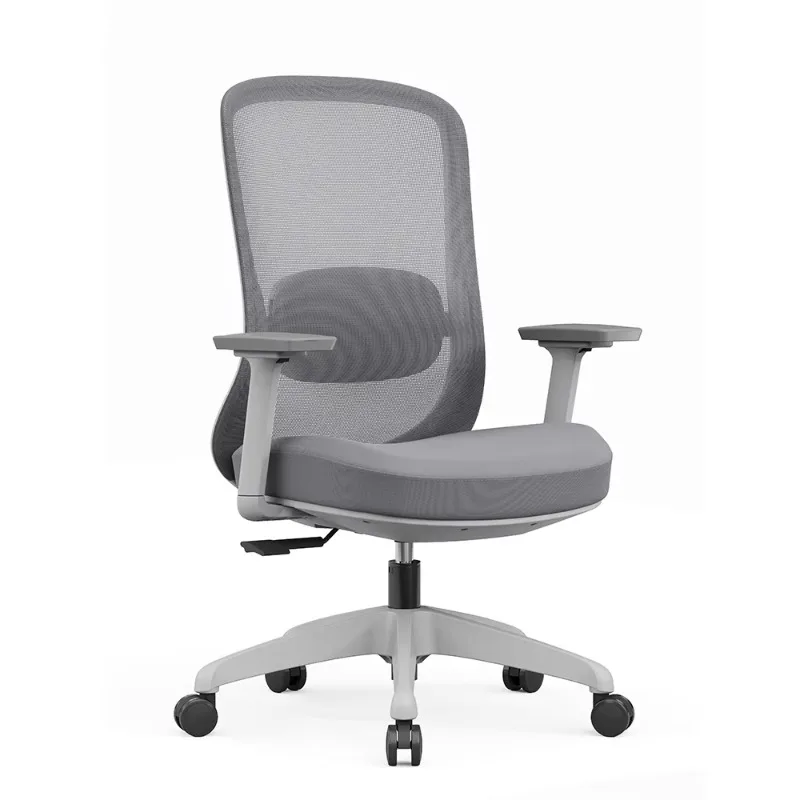 كرسي مكتب مريح ثلاثي الأبعاد شبكي حديث عالي الجودة، مسند رأس قابل للتعديل، تصميم متقاطع الأرجل للتأمل، مكتب صغير مكمل #4