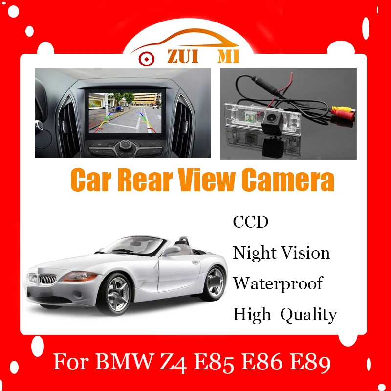 

Car Reverse Rear View Camera For BMW Z4 E85 E86 E89 CCD Full HD Waterproof Night Vision Backup Parking Camera Shockproof