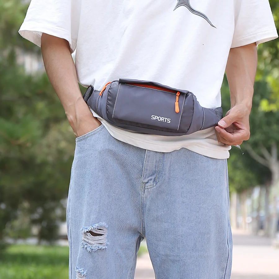 Men Multifunctional Chest Bag Durable Dual-use Crossbody Waist Bag Portable Phone Storage Pouch For Cycling Daily Outdoor Use