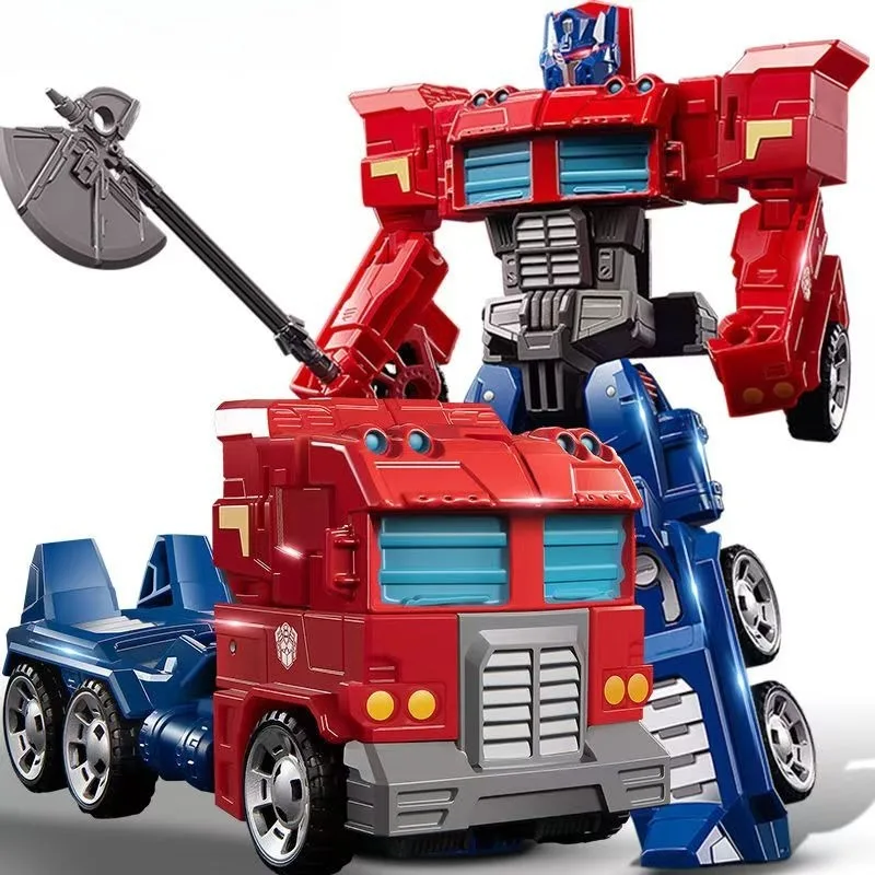 Robot transformable de juguete Optimus Prime Bumblebee, dinosaurio, avión, tanque, modelo de figura de acción