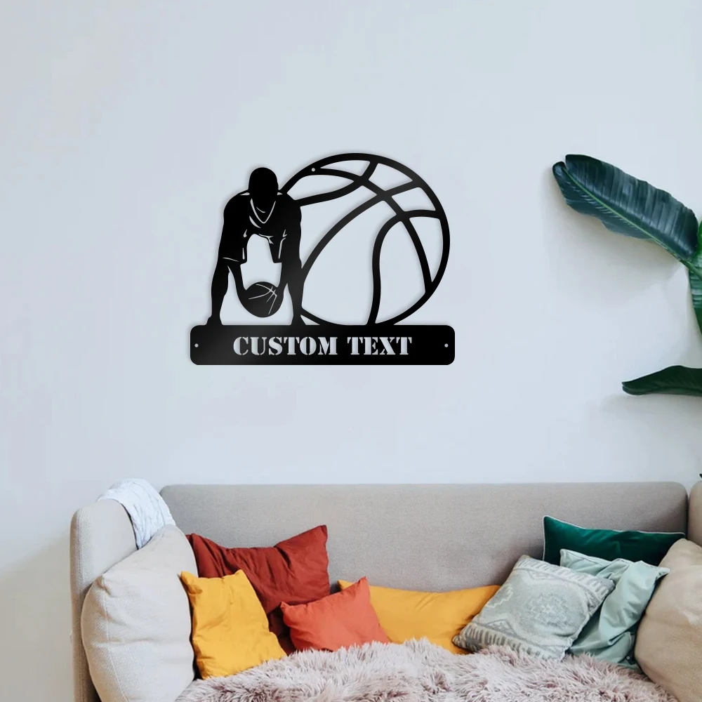 

1PC Excellent Basketball goalkeeper Customized Text Iron Crafts Iron Plaque Metal Plate Signs For Bedroom Decor For Home Decor