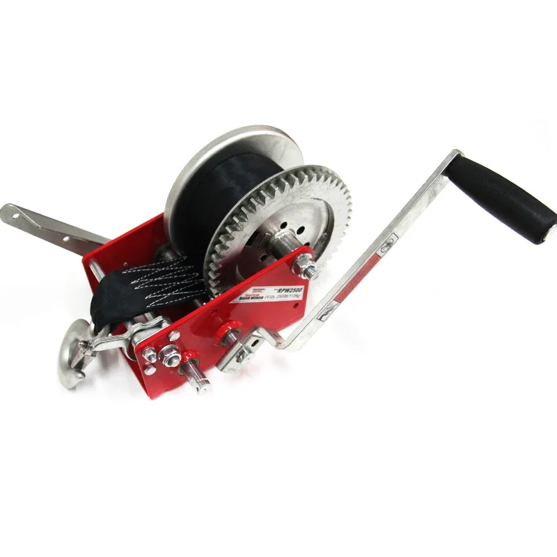 

Boat motor boat trailer winch two-way self-locking winch