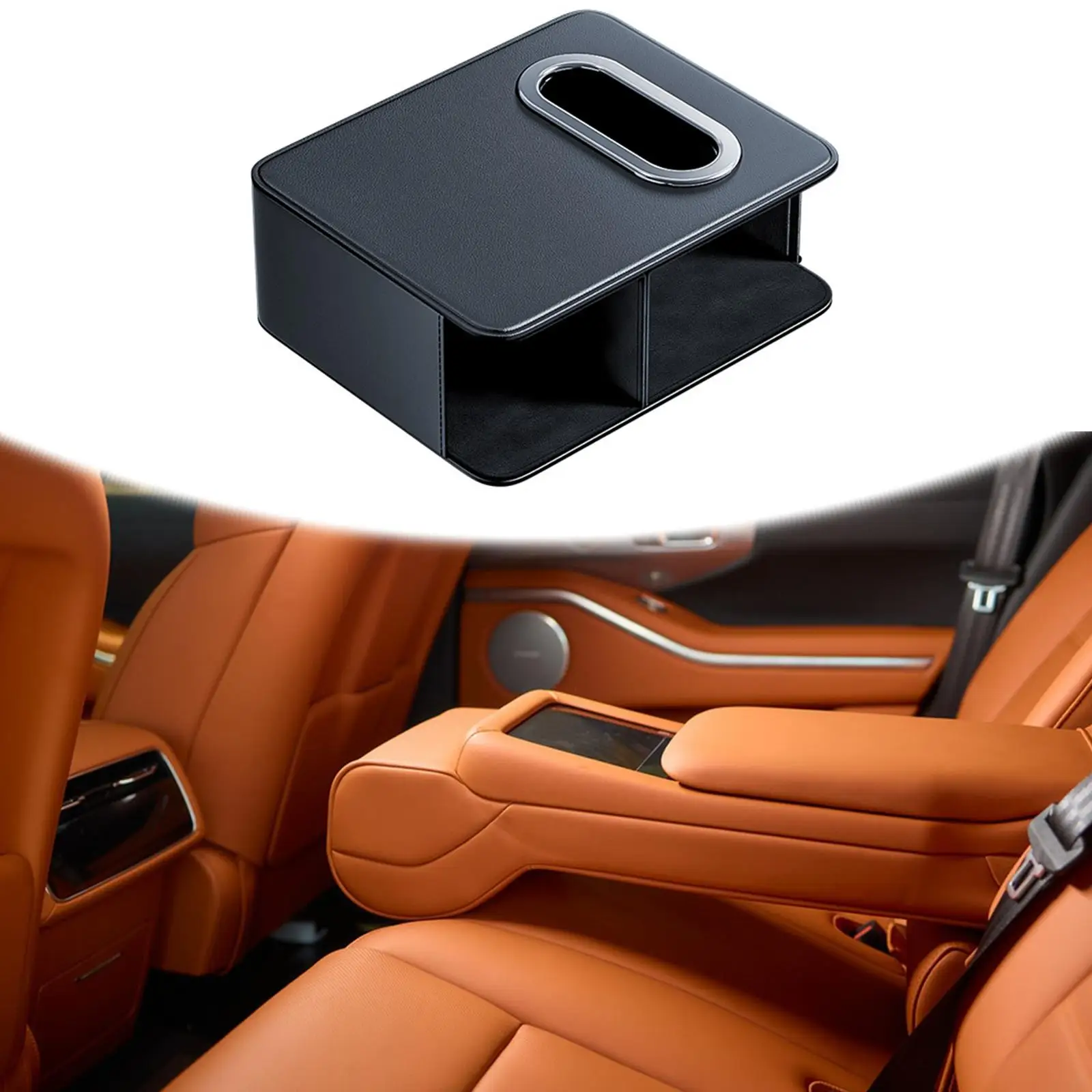 

Автомобильный держатель для салфеток, аксессуары для интерьера автомобиля, простая установка, чехол для салфеток