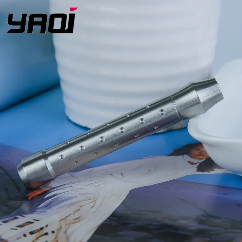 مقبض ماكينة حلاقة آمن من الفولاذ المقاوم للصدأ من YAQI للرجال #2