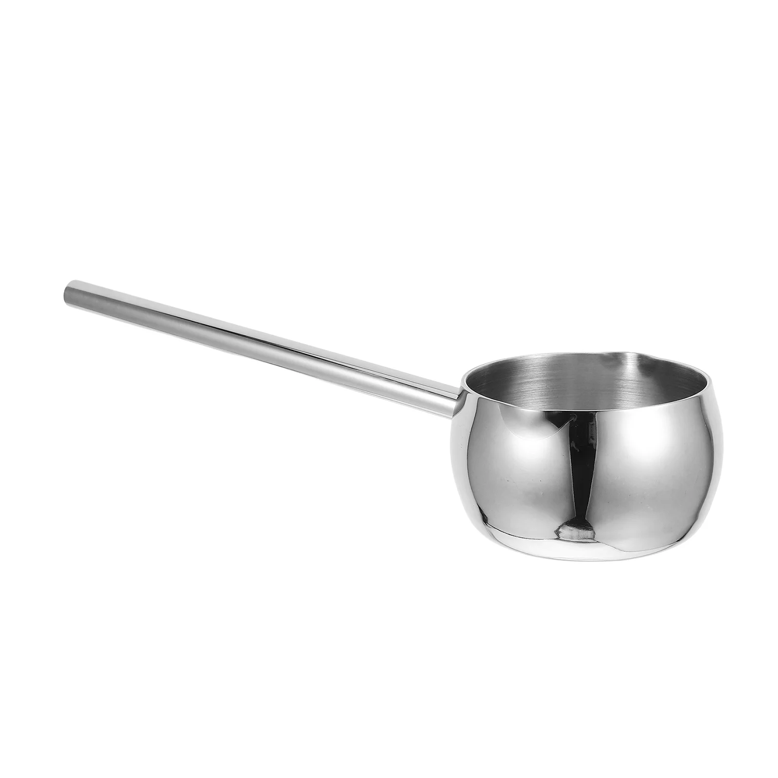 

Stainless Steel Milk Warmer Mini Butter Warmer Pot Cooking Pan Dual Pour Spout Sauce Candy Chocolate Making 500Ml