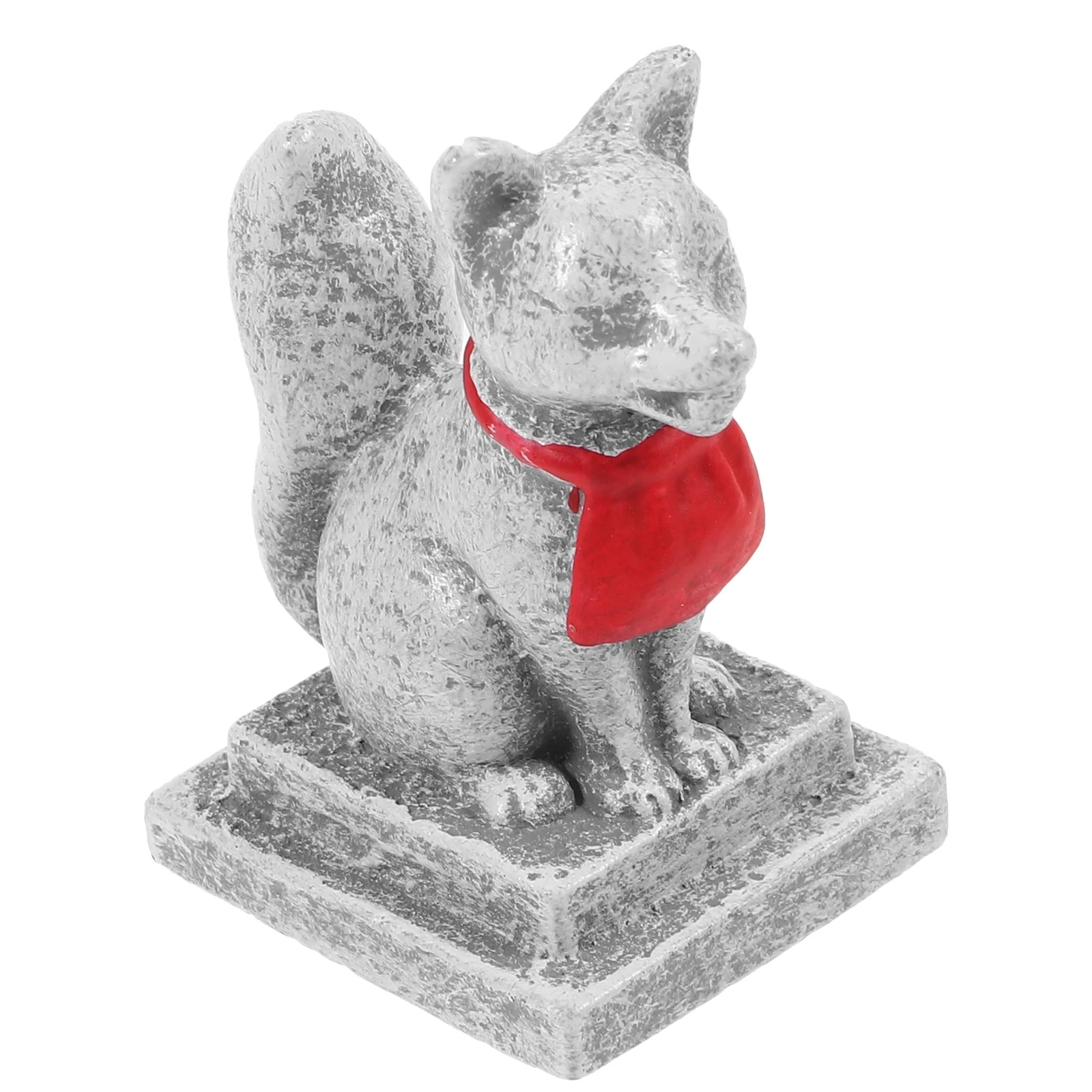 2 Pcs Torii Ornaments Fox Figurine Landscape Adornments Decorations Micro Mini Miniature