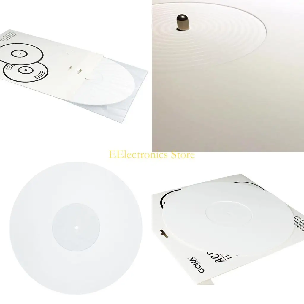 B03C Turntable Mat 12'' Acrylic Slipmat for Vinyl for LP Record Players High-Fidelity Audiophile Acoustic Sound Support 3mm