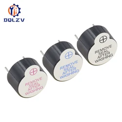 Mini Active Buzzer 3V 5V 12V MagneticIntegrated 12075 SOT 12*7.5mm Plastic Tube Long Beep Tone Sound