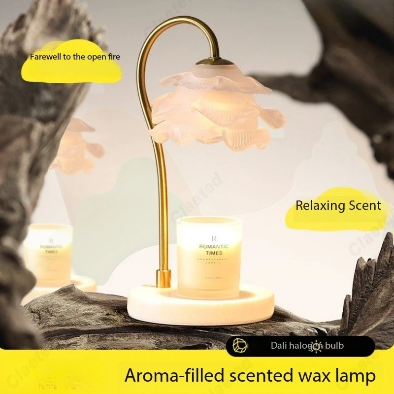 Creative Retro American Scented Candle Table Lamp Dimmable Bedroom Romantic Fragrance Lighting Lamps
