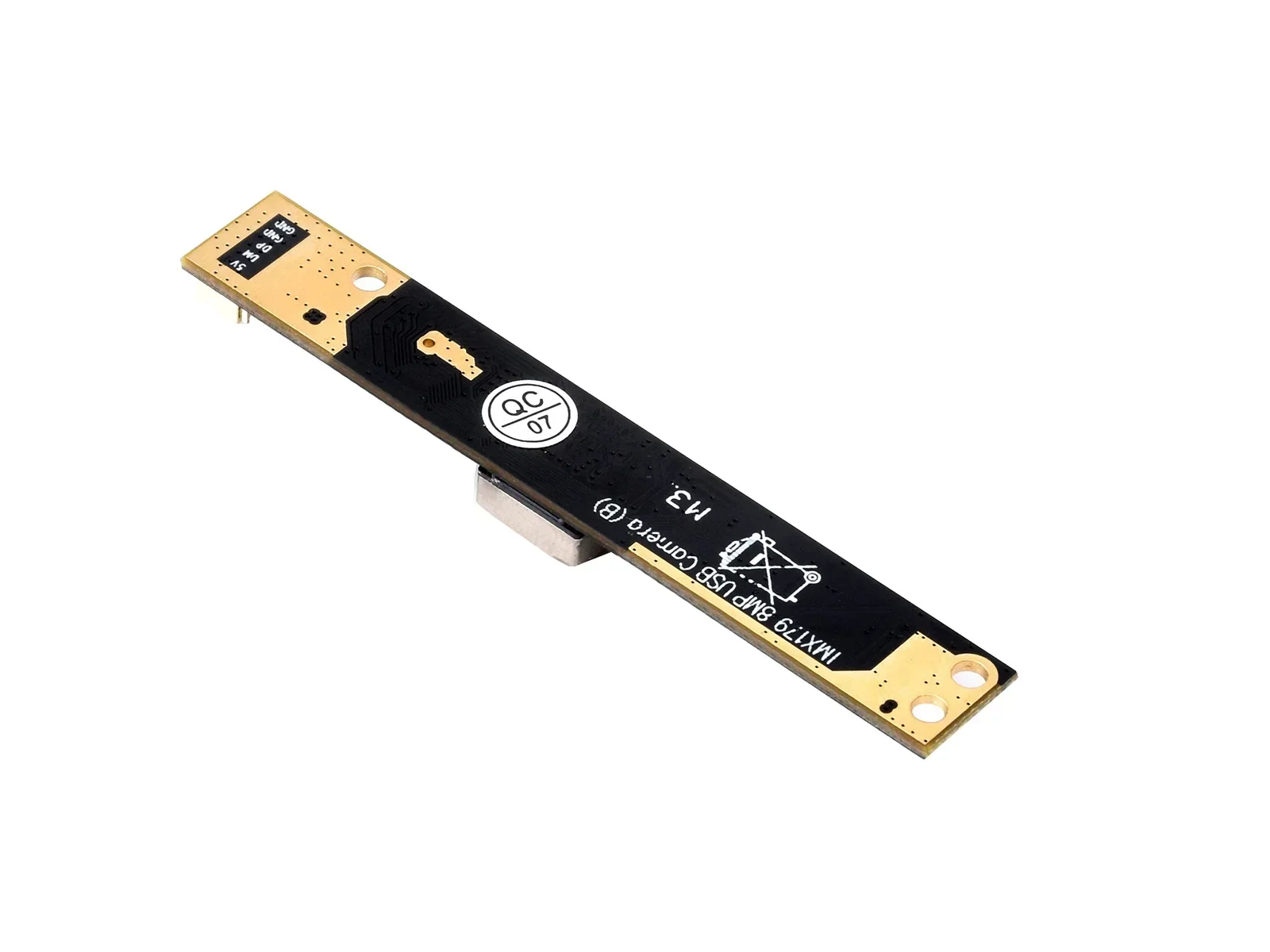 Waveshare IMX179 Telecamera USB da 8 MP Messa a fuoco fissa Messa a fuoco automatica USB 2.0 Campo visivo da 75 gradi Modulo telecamera per visione computer