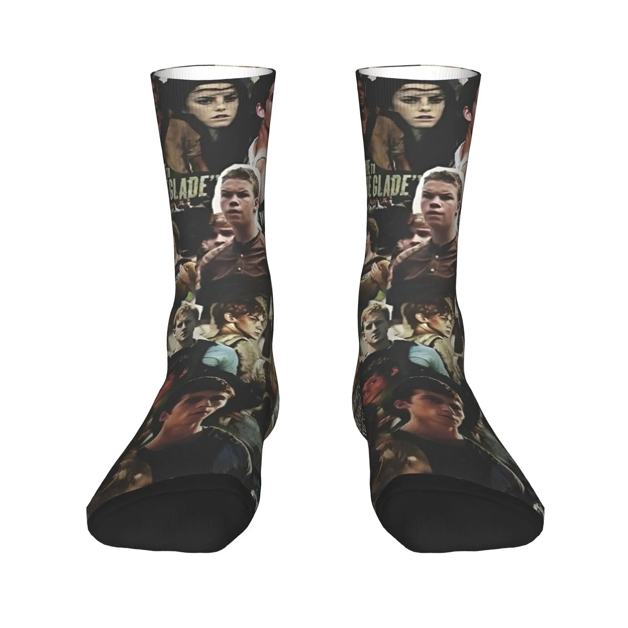 جوارب رجالية The Maze Runner Newt X Thomas جوارب شتوية عصرية دافئة جوارب ناعمة جرافيك رياضية خارجية مضادة للانزلاق