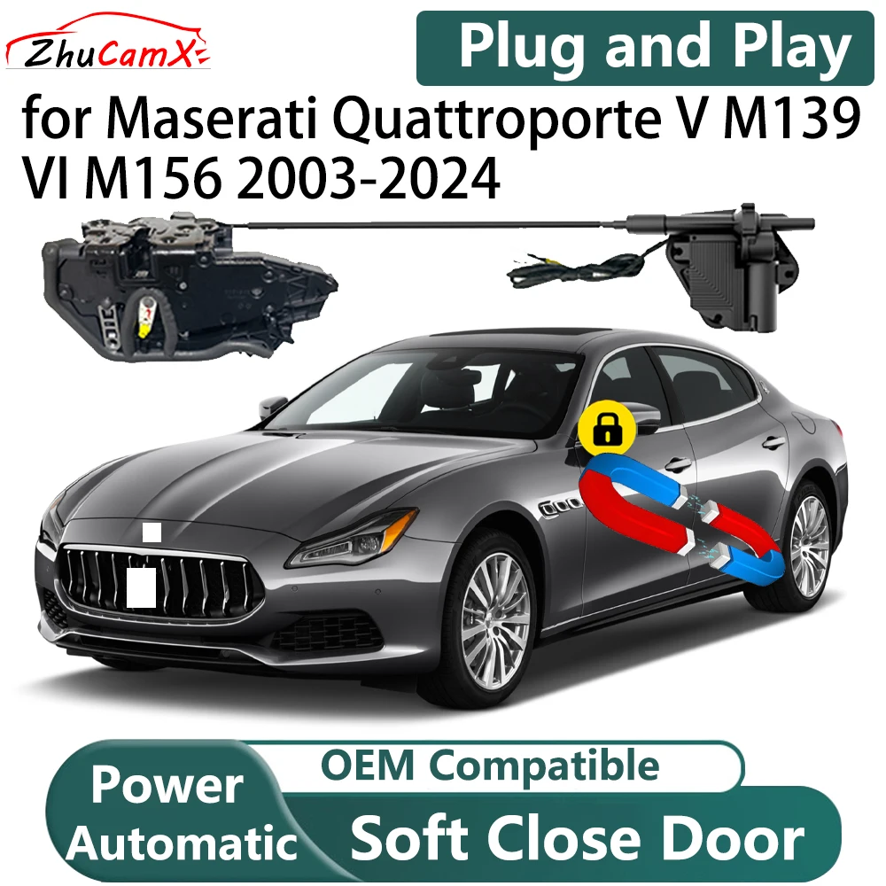 

for Maserati Quattroporte V M139 VI M156 2003-2024 Automatic Electric Soft Close Door Closer Power Comfort Closing System