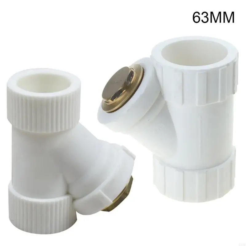 652F PPR Y Type Filter 20 25 32 40 50 63 Y-Strainer Fittings Water Pipe Fittings White PPR Mesh 20/25/32/40/50/63mm Heating