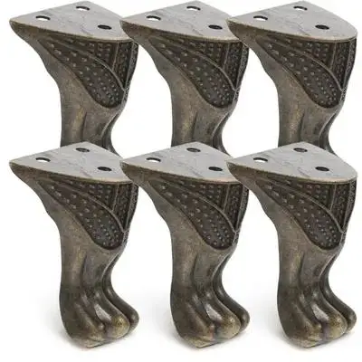 

10Pcs Box Corner Protector Style Rust Proof Zinc Alloy Jewelry Box Legs Decorative Wood Case Edge Guard Furniture Feet