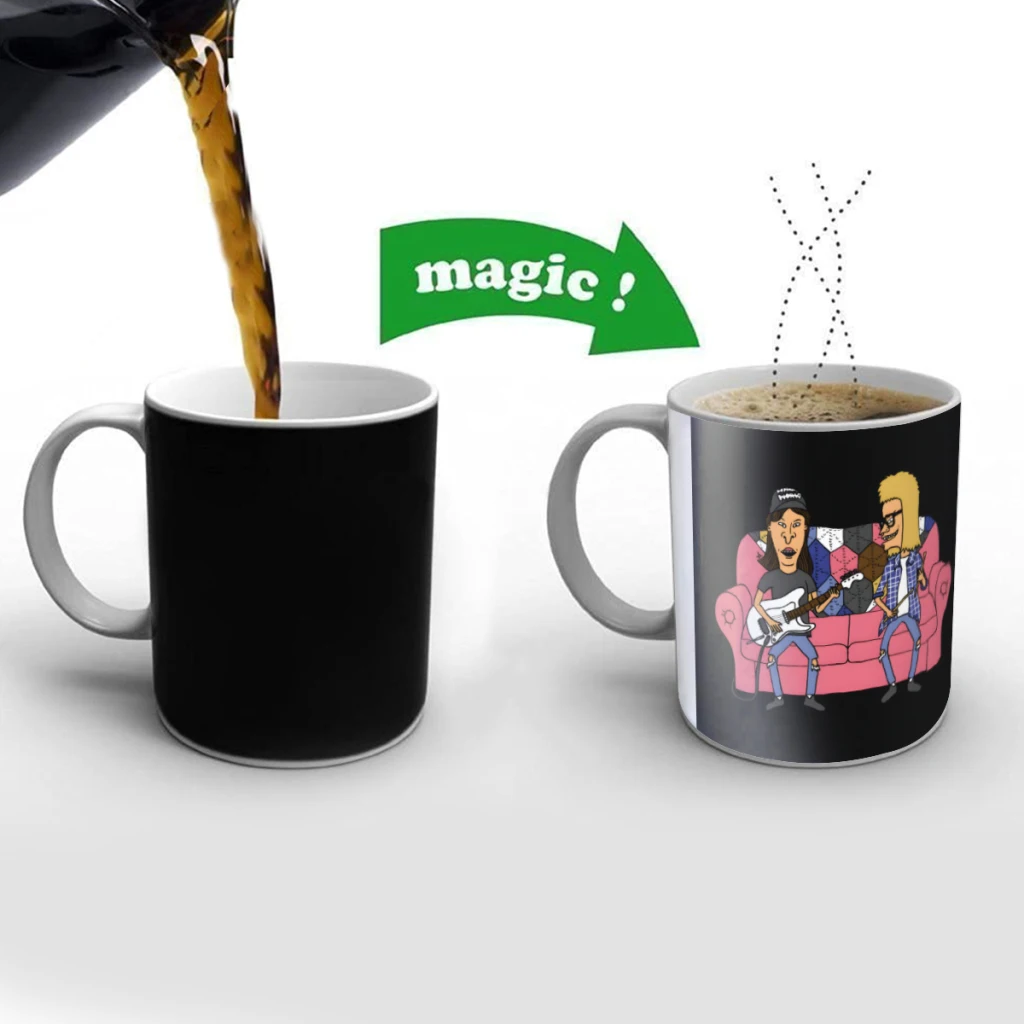 

Party Time Excellent Creativity Change Color Chang mug Ceramic mug Hot Coffee Cup Breakfast Cup Mug Friend Gift