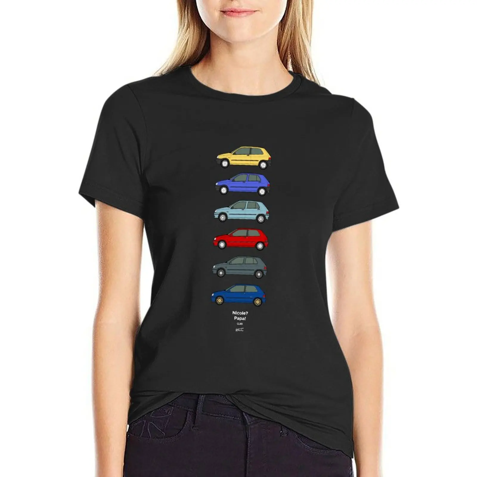 

mk1 Clio Classic car collection T-Shirt Female clothing vintage shirts graphic tees t shirt Women