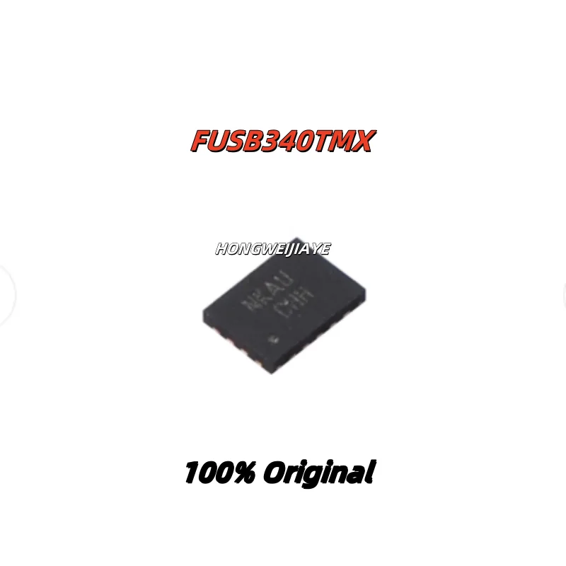 

10PCS 100% New FUSB340TMX NKA* QFN-18 Brand New Original Chips ic